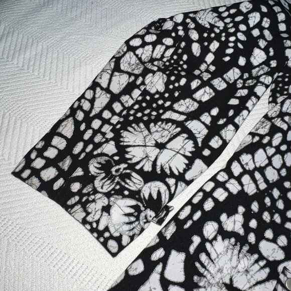 Chico’s Zenergy Jacket Black white Size 3 - Picture 5 of 9